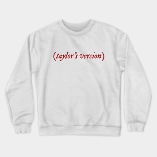 taylor's version cherry color Crewneck Sweatshirt